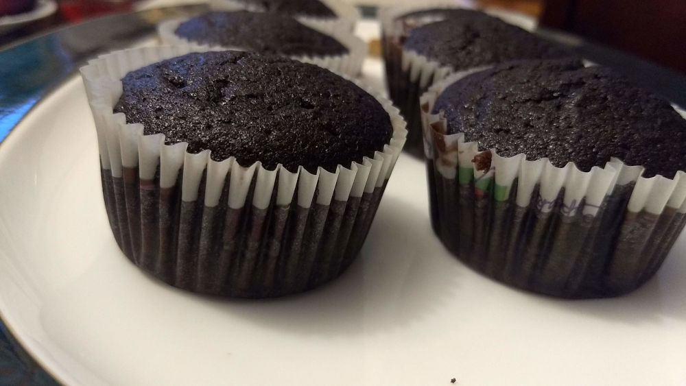 Mi mejor postre de hoy: Cupcakes de Chocolate Gluten Free Pero de Esta Caja.